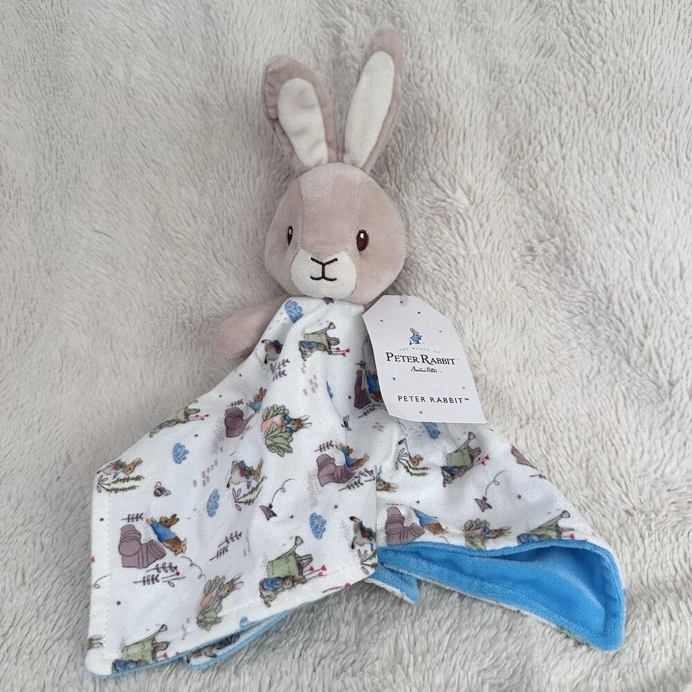NEW World Of Beatrix Potter Peter Rabbit Lovey Security Blanket Kids Preferred